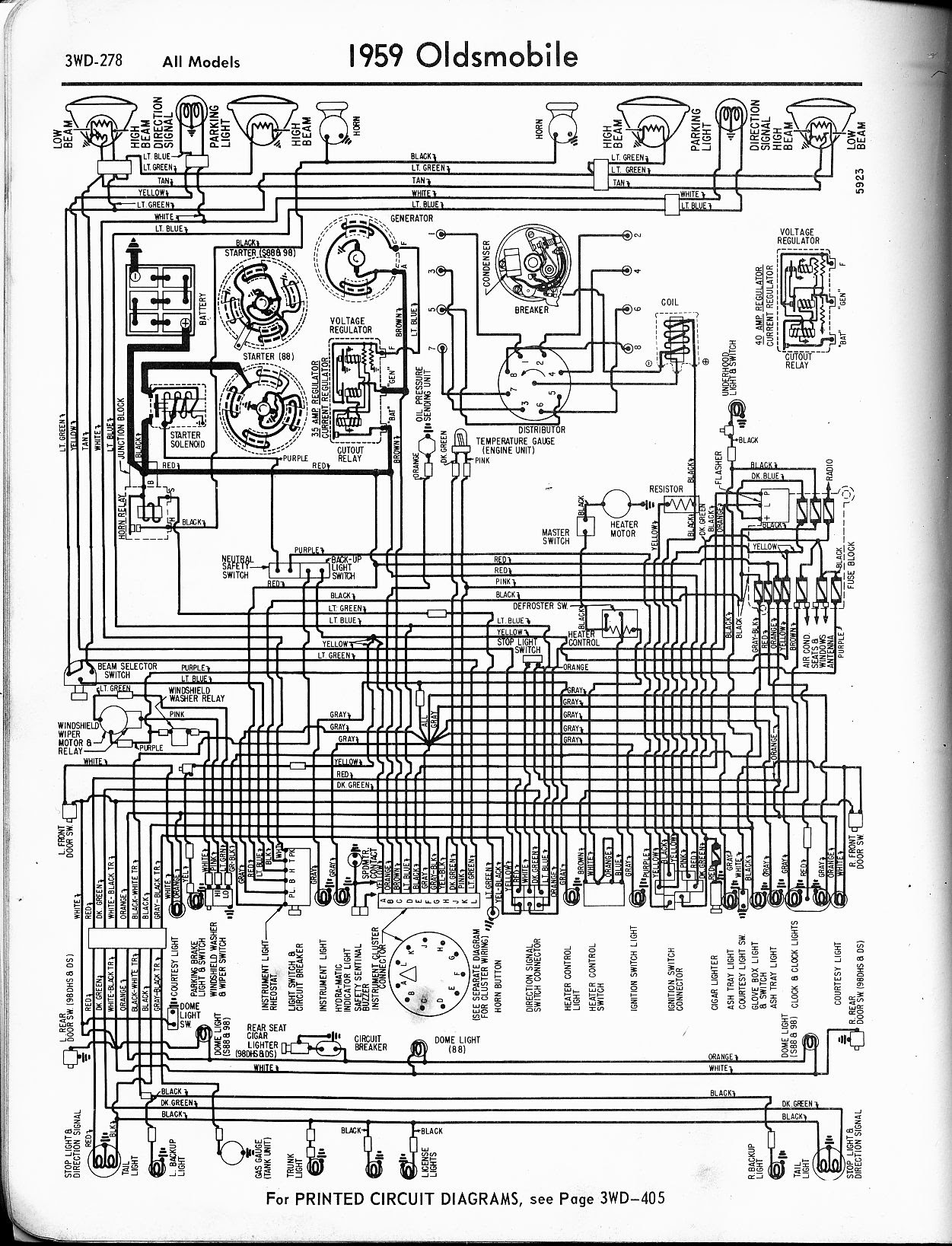 1987 Oldsmobile 98 Wiring Diagram