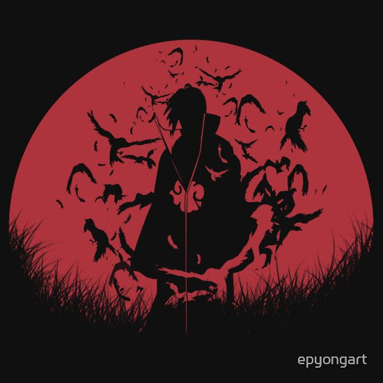 Red Moon Anime Silhouette | jpmSTORE