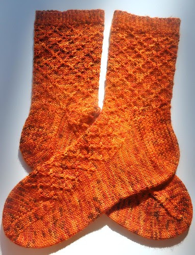 Lattice socks done-1