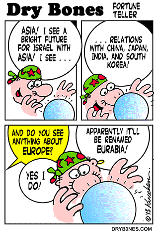 Kirschen, Dry Bones cartoon,Kirschen, Israel,Asia, China, Japan, South Korea, India, Shuldig, Europe,Eurasia,