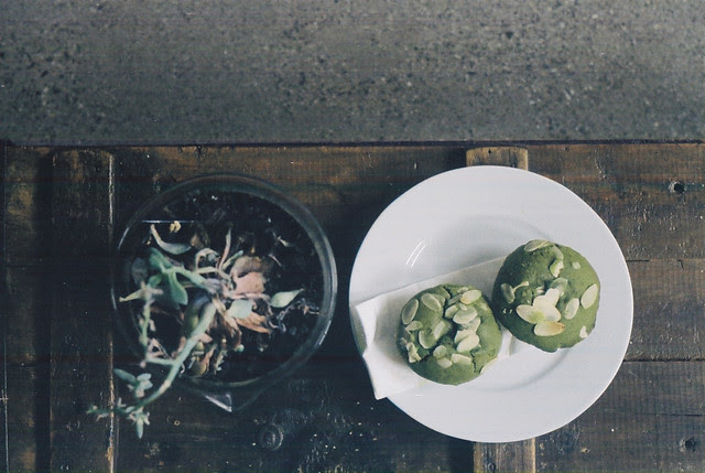 Green tea muffins