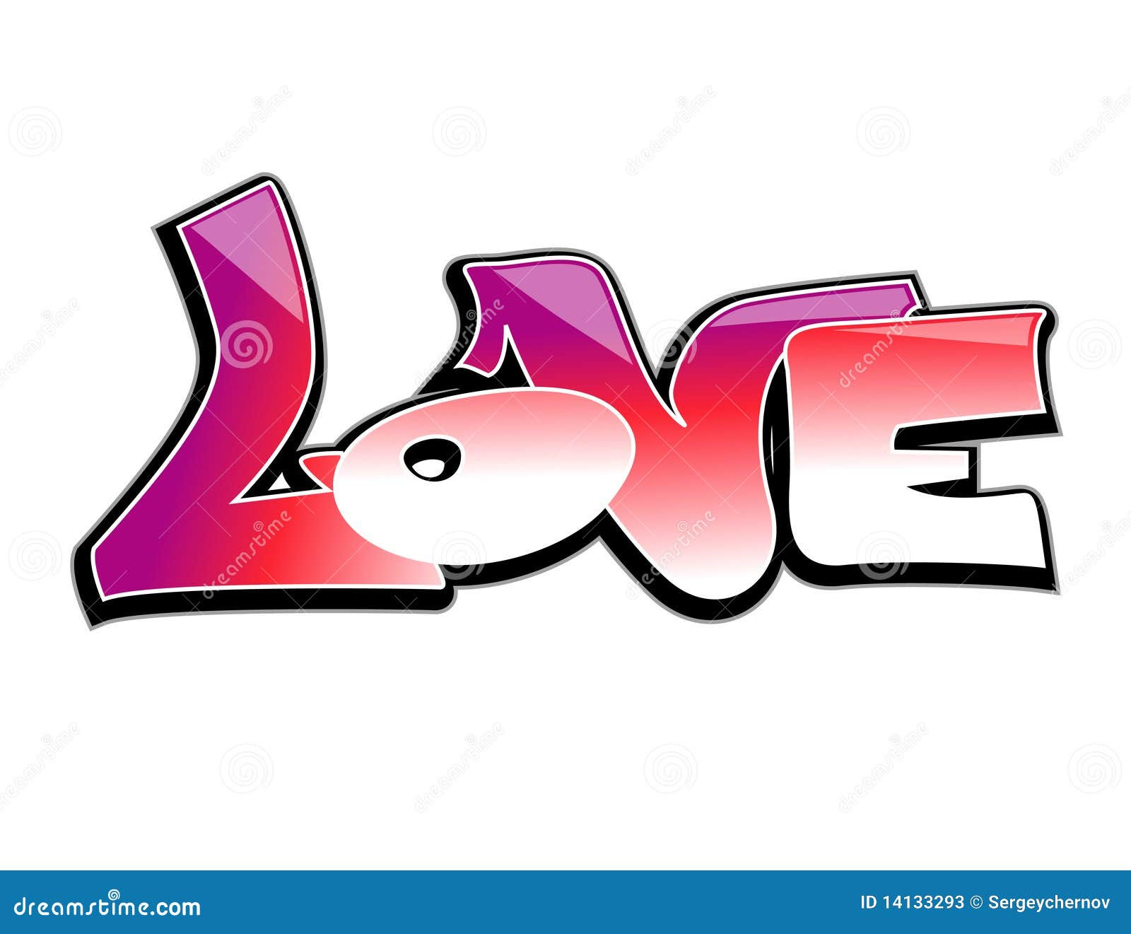 Граффити Love 3д