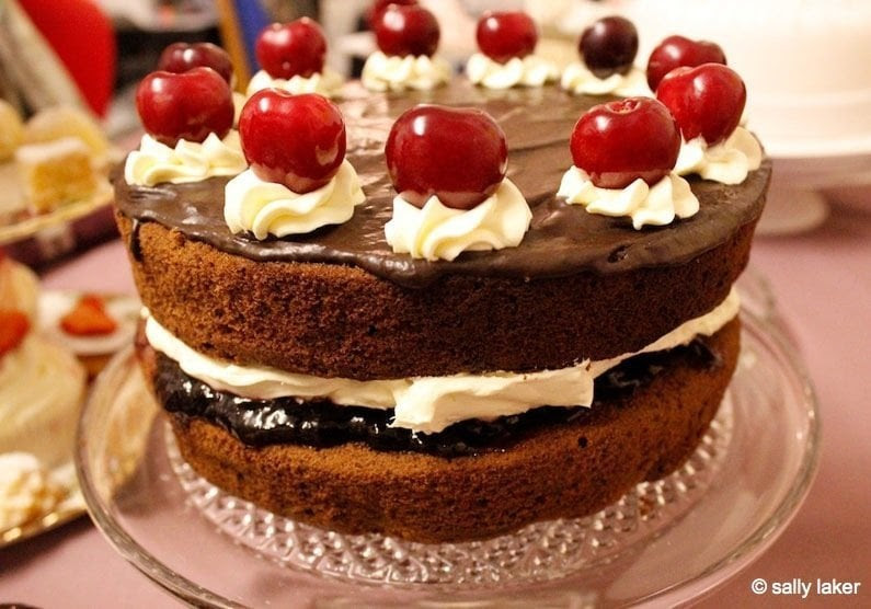 The Food of Love: Chocolate, Amaretto and Cherry Cake BaldHiker The Food of Love: Chocolate, Amaretto and Cherry Cake BaldHiker