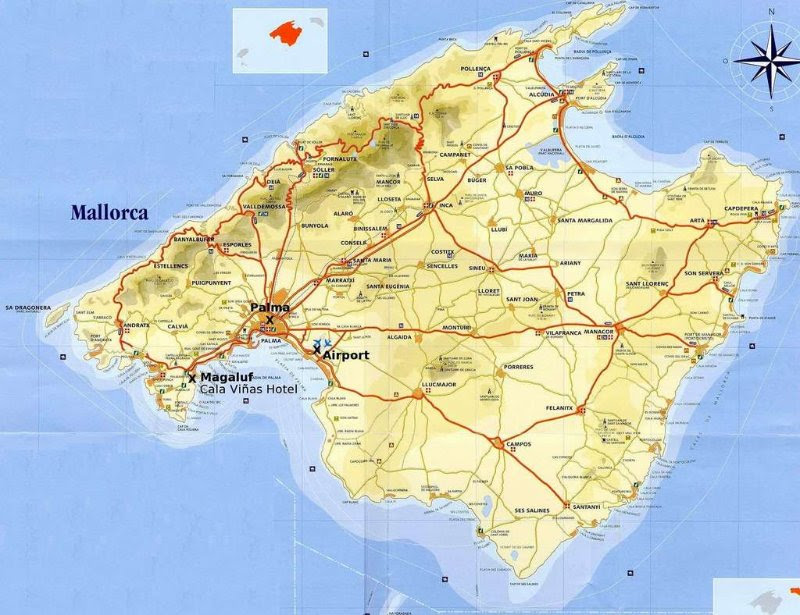 Mapa Mallorky | MAPA