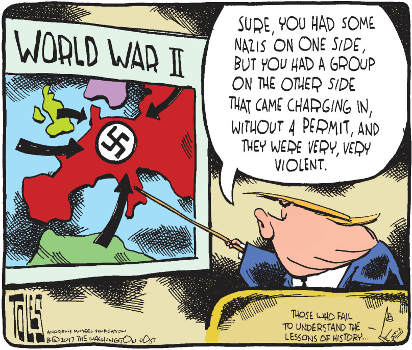 Trump's view of WWII