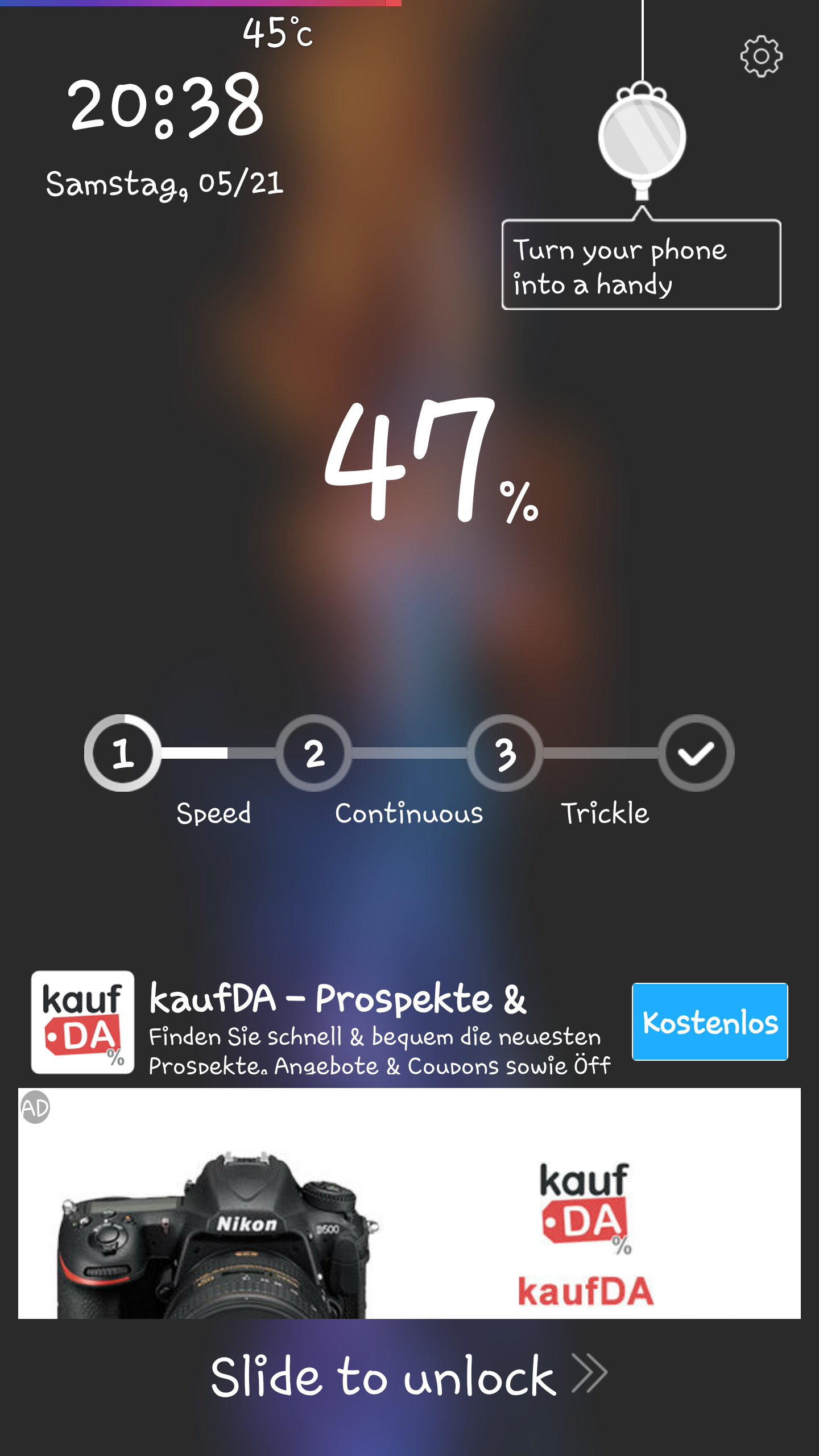 Werbung im Sperrbildschirm - Galaxy Note 4