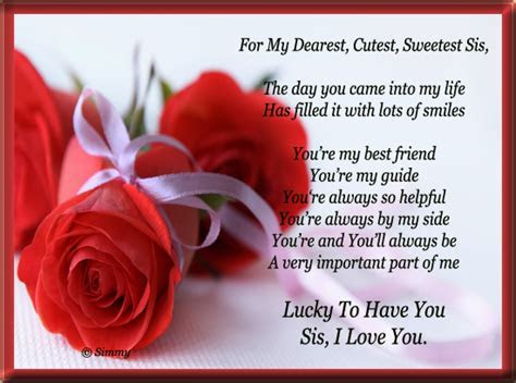 For My Dearest Cutest Sweetest Sis! Free Sister eCards For My Dearest Cutest Sweetest Sis! Free Sister eCards