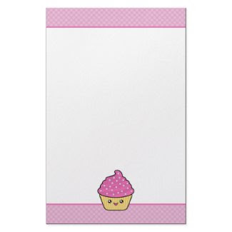 Mega Kawaii Cupcake Stationery stationery