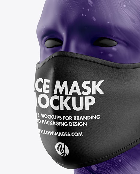Download Free Face Mask Mockup Psd Download Best Face Mask Mockup To Showcase PSD Mockup Template