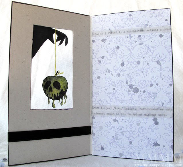 snow white poison apple window card (inside)
