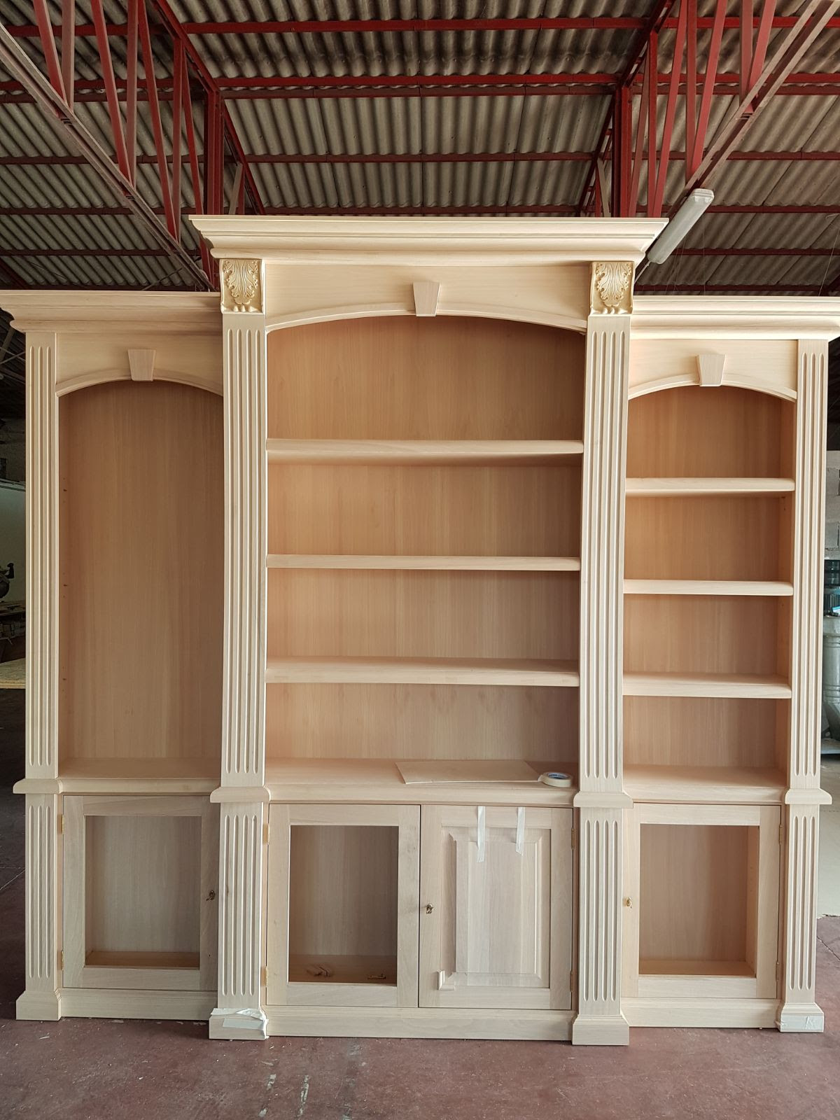 librerie in legno massello Milano