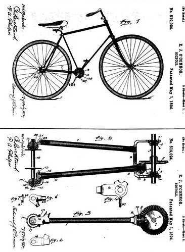 Shaft Drive patent, 1894
