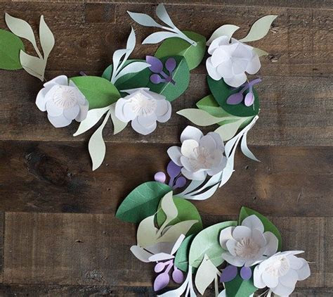 Spring Flower Garland made with images from the Four Spring Flower Garland made with images from the Four