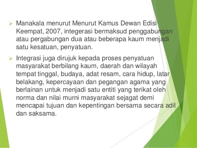Pengertian integrasi menurut kamus besar bahasa indonesia yang paling tepat adalah