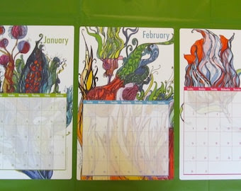 Popular items for 2014 wall calendar on Etsy