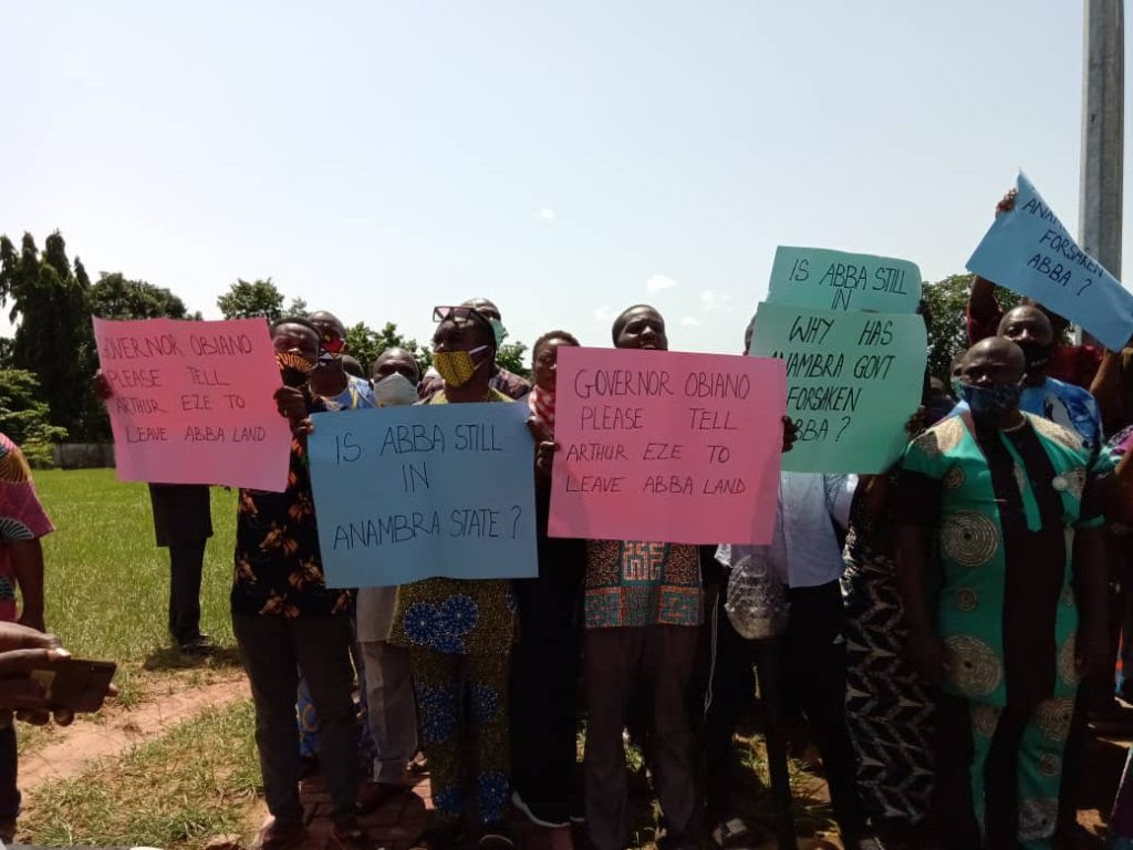 Abba Community Holds  Peaceful Demonstration In Awka Over Alleged  Land Encroachment By  Neighbours