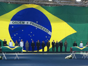 Militares são homenageados no Rio (Foto: Janaína Carvalho/G1)