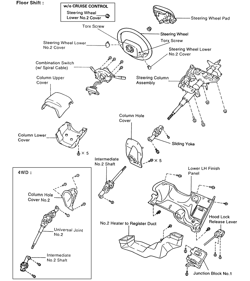 1995 Toyotum T100 3 4l Engine Diagram - Wiring Diagram Schema