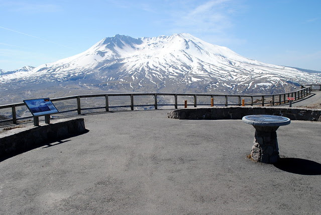 Black Watch Sasquatch Mt St Helens From Johnston Ridge Observatory