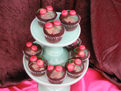 Cherryliscious cupcakes from The Cupcakery