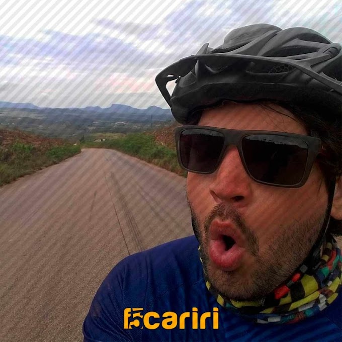 Ciclista caririense cumpre jornada de bike ao ‘fim do mundo’, mas fica isolado na Argentina