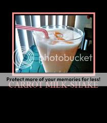 carrot milk-shake