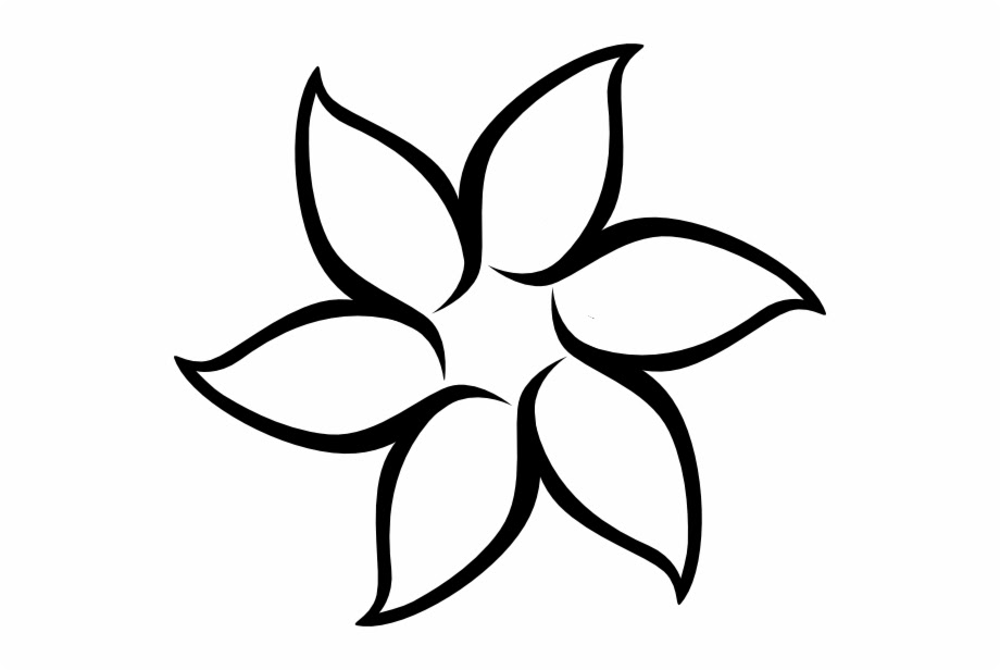 Aesthetic Rose Simple Flower Drawing - Largest Wallpaper Portal