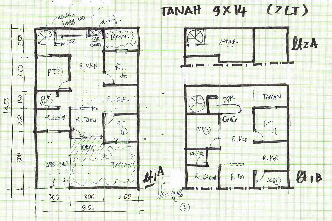 Gambar Desain Rumah 10 X 14 | Tukang Desain Rumah