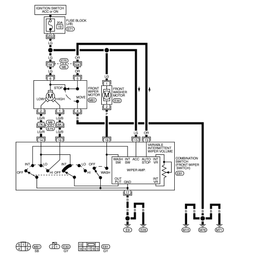 Universal Wiper Switch Wiring Diagram - Complete Wiring Schemas