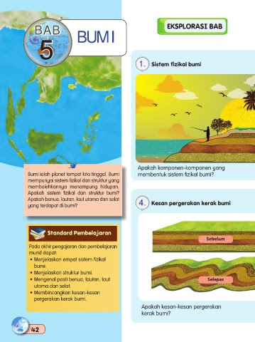 Sistem Fizikal Bumi Tingkatan 1  Proses berterusan ini dipanggil
