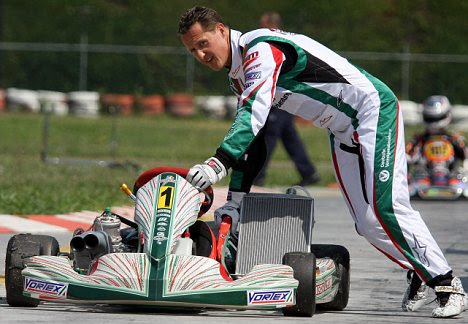Not a great start: Michael Schumacher 