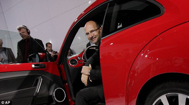 Klaus Bischoff, head of design at Volkswagen Brand, introduces the 2012 Volkswagen Beetle