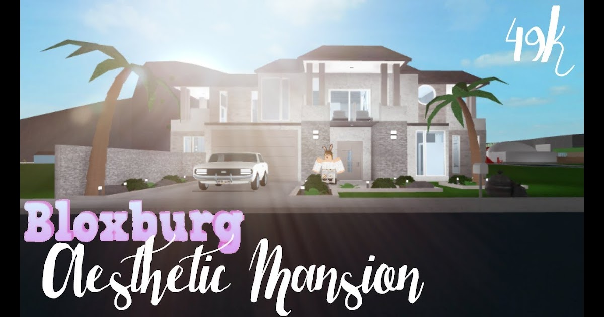 Bloxburg Aesthetic Family Mansion 49k Youtube