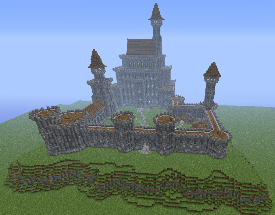 Minecraft Castle Walls Schematics