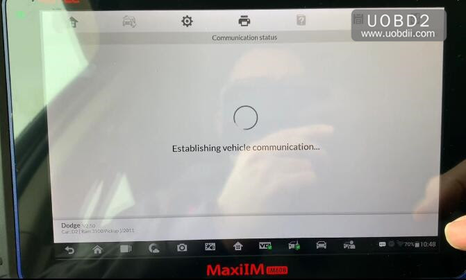 Autel MaxiIM608 leggere il codice PIN per Dodge di Smart Key (7)