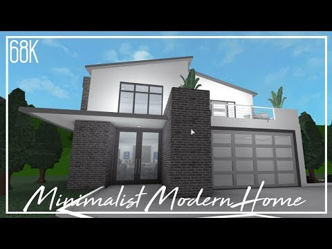 20 000 Modern House Build Roblox Bloxburg House