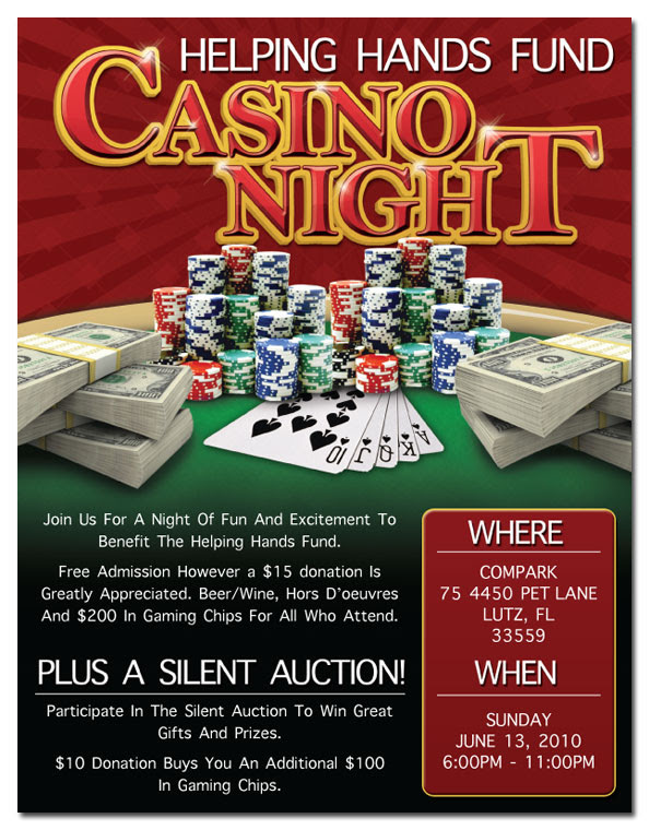 Poker night fundraiser ideas