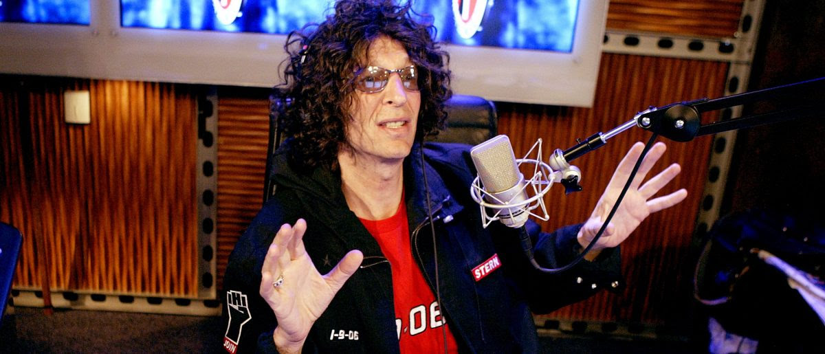 Radio talk show host Howard Stern debuts his show on Sirius Satellite Radio January 09, 2006 at the network