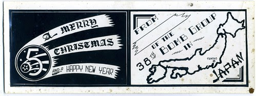 December 1945 Holiday Card from US Occupation Forces in Japan