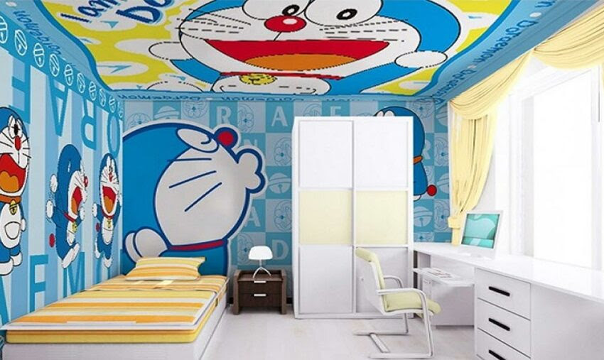 25+ Inspirasi Kamar Doraemon Dengan Dekorasi Yang Lucu dan ...