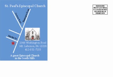 St. Paul’s postcard, back