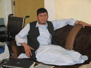 An Afghan interpreter called Junior is shown in this 2006 file photo in Kandahar, Afghanistan. 