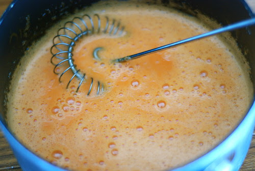 porgandijäätise tegemine/making carrot ice cream
