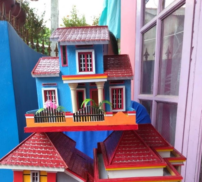 Cara membuat miniatur rumah dari triplek