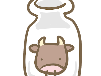 動物の画像について おしゃれ かわいい 牛乳 イラスト