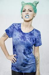 T-Shirt Aqua Blue - Coleção Linsdey Woods
