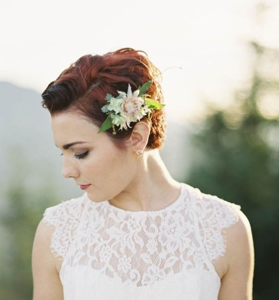 35 Modern Romantic Wedding Hairstyles For Short Hair 35 Modern Romantic Wedding Hairstyles For Short Hair