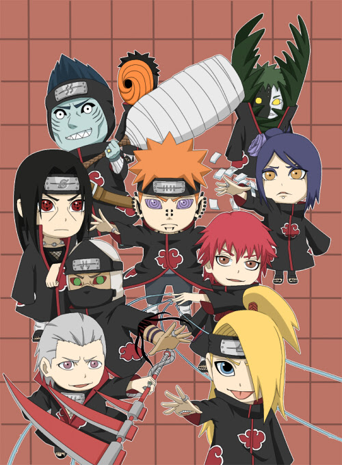 Naruto 暁 イラスト 壁紙画像マンガ