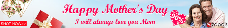 Enjoy Up to 90% OFF Happy Mother's Day at Zapals. Find the best gift for your mom. 