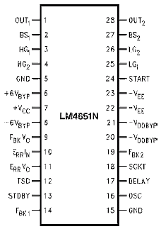 LM5651 Connection Diagram